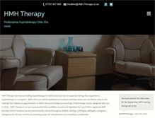 Tablet Screenshot of hmh-therapy.co.uk